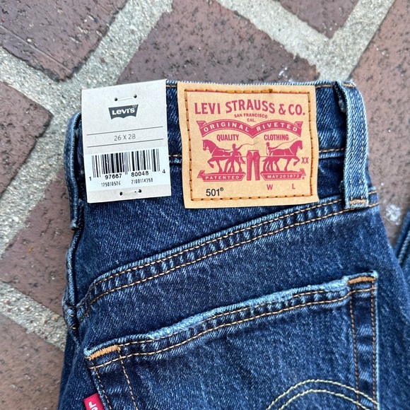 Levi's Dark Blue Denim Pants - Picture 2 of 4